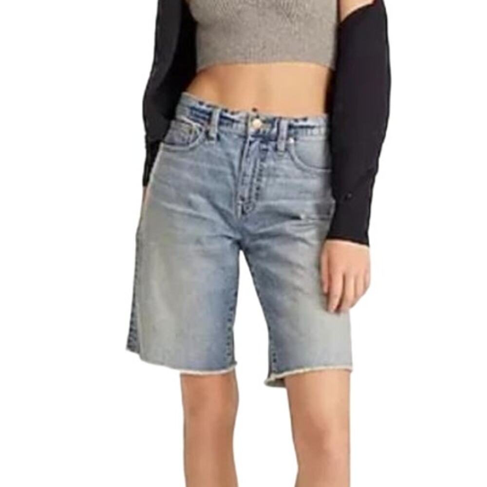 J. Crew Light Wash Denim Bermuda Shorts